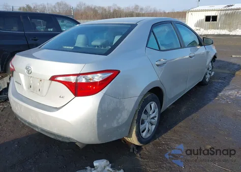 2014 Toyota Corolla Le z USA, uszkodzony, nr VIN 2T1BURHE3EC212227